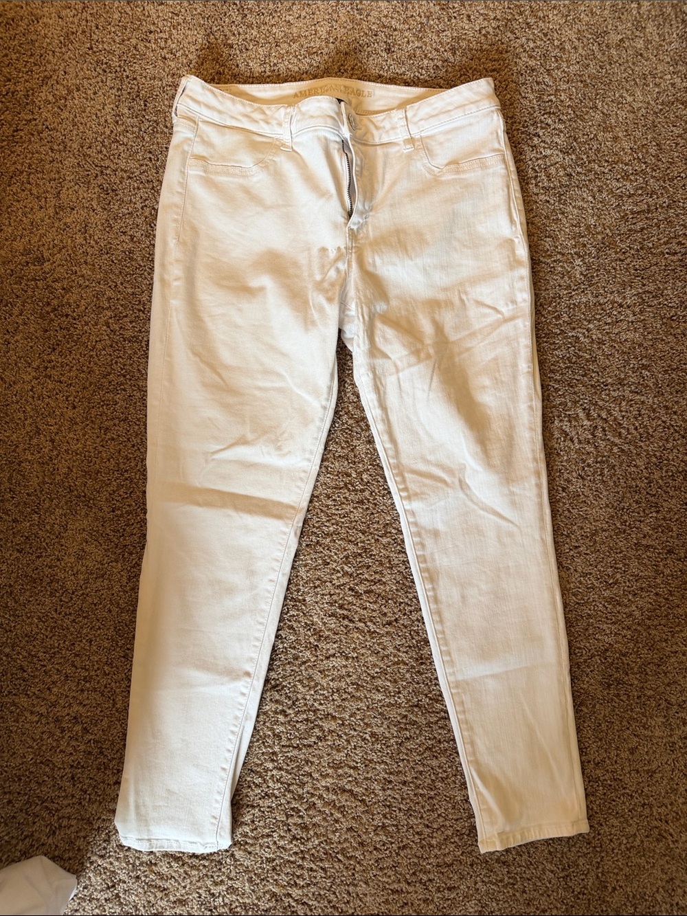 American Eagle White Next Level Stretch X Jegging - 16